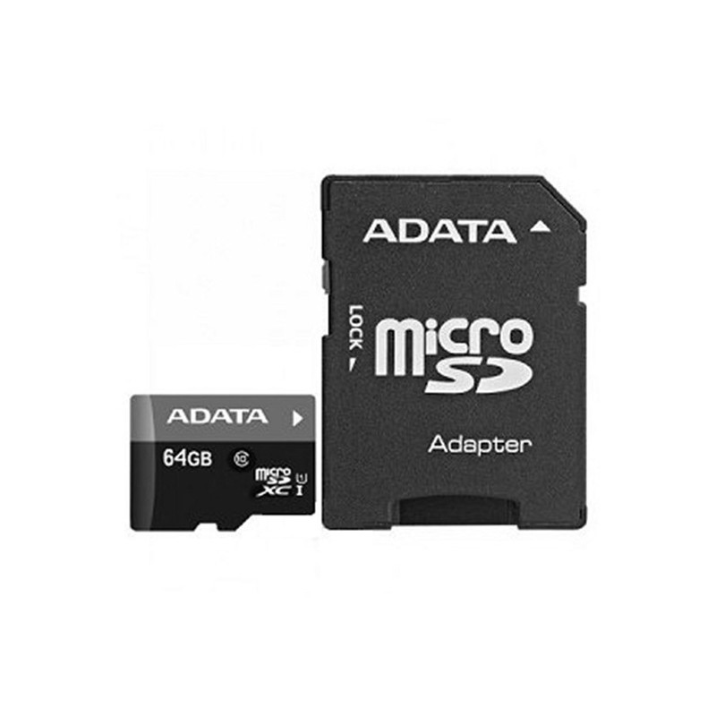Memoria MicroSD Adata 64GB Adaptador SD Clase 10