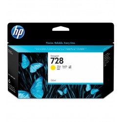 Cartucho De Tinta HP F9J65A Amarillo 728 130ml Plotter T830 T730