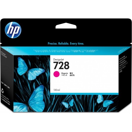 Cartucho Tinta HP F9J66A Magenta 728 130ml Designjet T830 T730