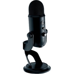 Microfono Logitech Yeti Blackout Edition USB 988-000100