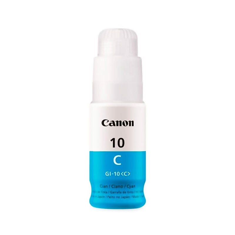 Botella De Tinta Canon Gi-10 C Cyan 70ml G5010 G6010
