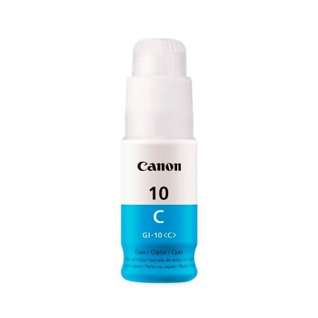Botella De Tinta Canon Gi-10 C Cyan 70ml G5010 G6010