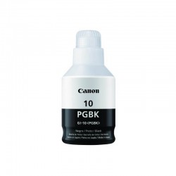 Botella De Tinta Canon Gi-10 PGBK Negra 170ml Pixma G5010 G6010