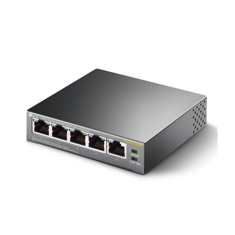 Switch Tp-Link TL-SG1005P 5 Puertos Gigabit 4 PoE
