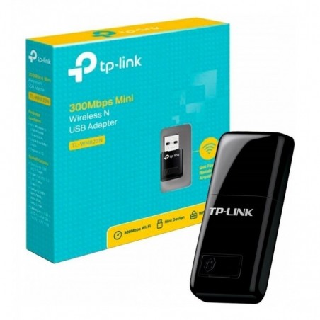 Adaptador de Red Tp-Link TL-WN823N Mini USB Inalambrica 300Mbps 2.4Ghz