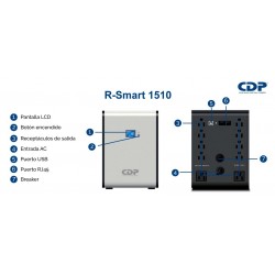 UPS CDP 1500va 900w R-SMART1510 10 Outlets