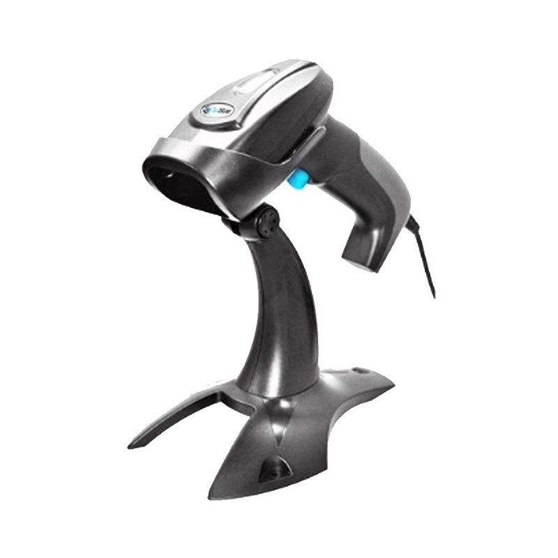 Lector De Codigo De Barras 3nStar SC410 1D 2D PDF417 Con Base USB Negro