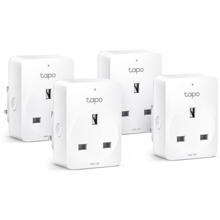 Mini Enchufe Inteligente Tp-Link Tapo P100 Kit x 4 WiFi