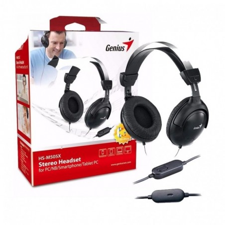 Diadema Audifono Genius HS-M505X Con Microfono 3.5mm