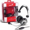 Diadema Audifono Genius Hs-04sU Con Microfono Doble Plug 3.5mm