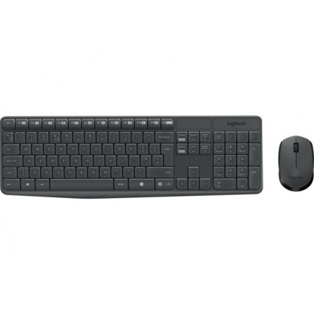 Combo Teclado Mouse Logitech MK235 Inalambrico