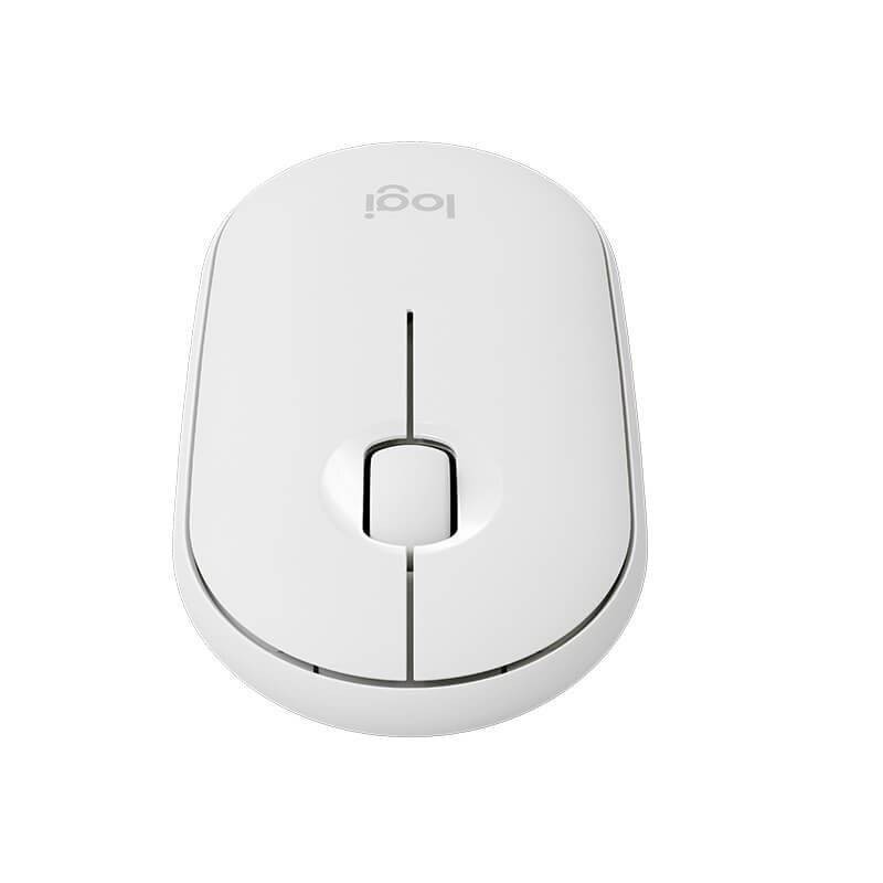 Mouse Logitech M350 Blanco Inalambrico Bluetooth USB