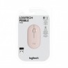Mouse Logitech M350 Rosado Inalambrico Bluetooth USB
