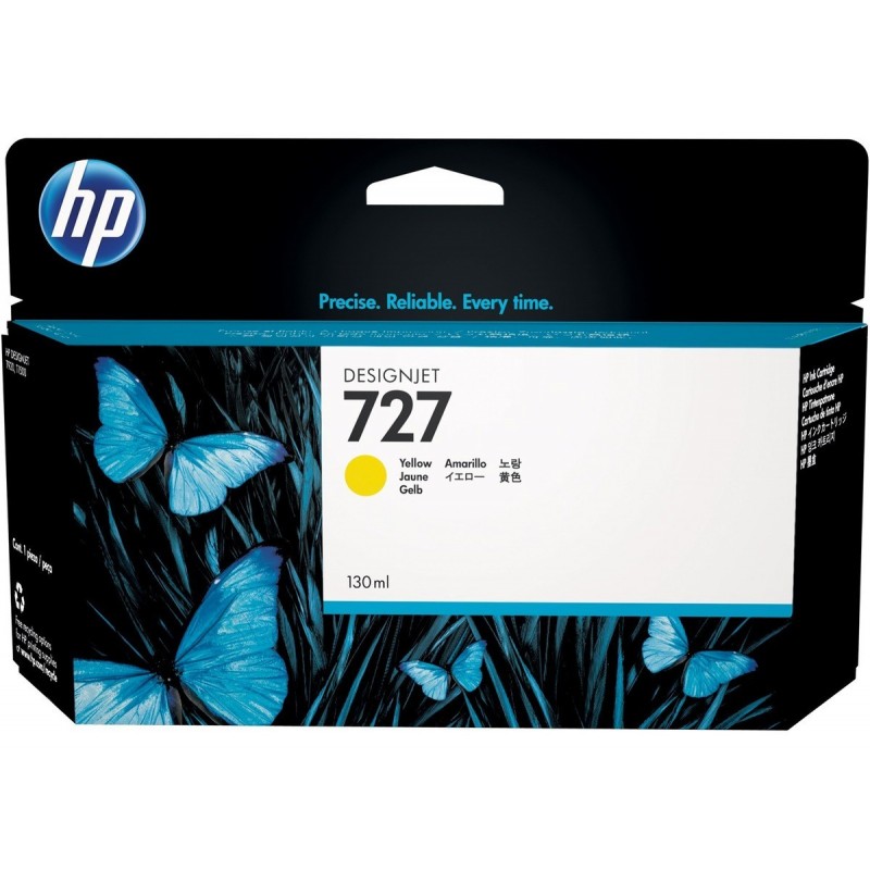 Cartucho De Tinta HP B3P21A Amarillo 727 130ml T920 T1500 T2500