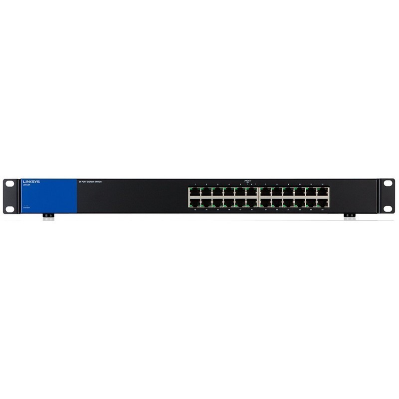Switch Linksys LGS124 24 Puertos Gigabit Metalico