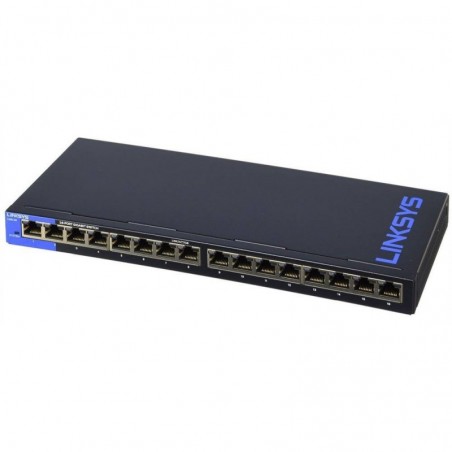 Switch Linksys LGS116 16 Puertos Gigabit Metalico