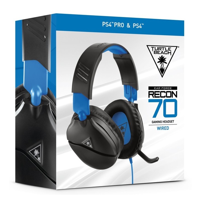 Diadema Recon 70P Turtle Beach Gamer 3.5mm Con Microfono Negra Sony
