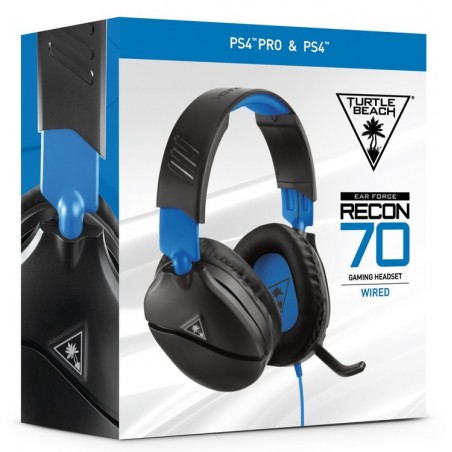 Diadema Recon 70P Turtle Beach Gamer 3.5mm Con Microfono Negra Sony
