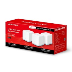 Router Mercusys Tp-link Halo s12 Kit x 3 WiFi De Malla AC1200
