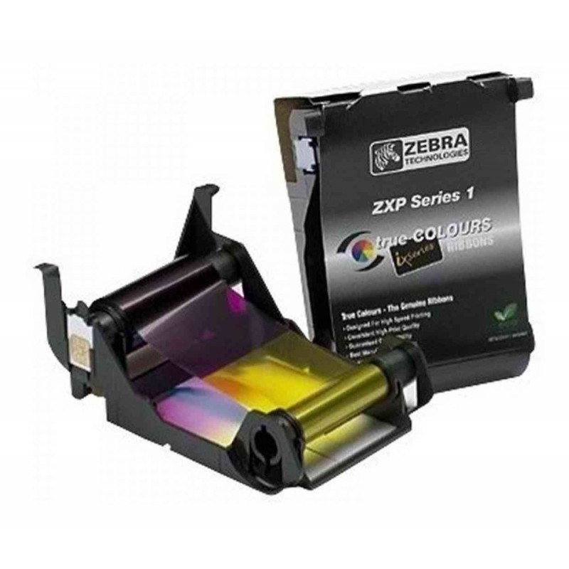 Cinta Zebra 800011-140 Color YMCKO 100 Impresiones ZXP Serie 1