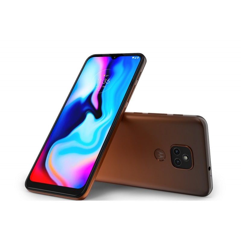 Celular Smartphone Motorola Moto E7 Plus Naranja XT2081-1 6.5" 4GB 64GB