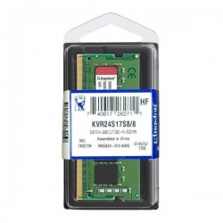 Memoria Para Portatil Kingston 8GB 2400Mhz DDR4 Non-ECC Sodimm 1Rx8