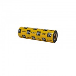 Cinta Zebra Resina 06200GS11007 110mm x 74Mts 0.5" Etiquetas
