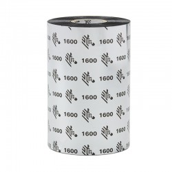 Cinta Zebra Cera 01600BK15645 156mm x 450Mts 25mm Etiquetas