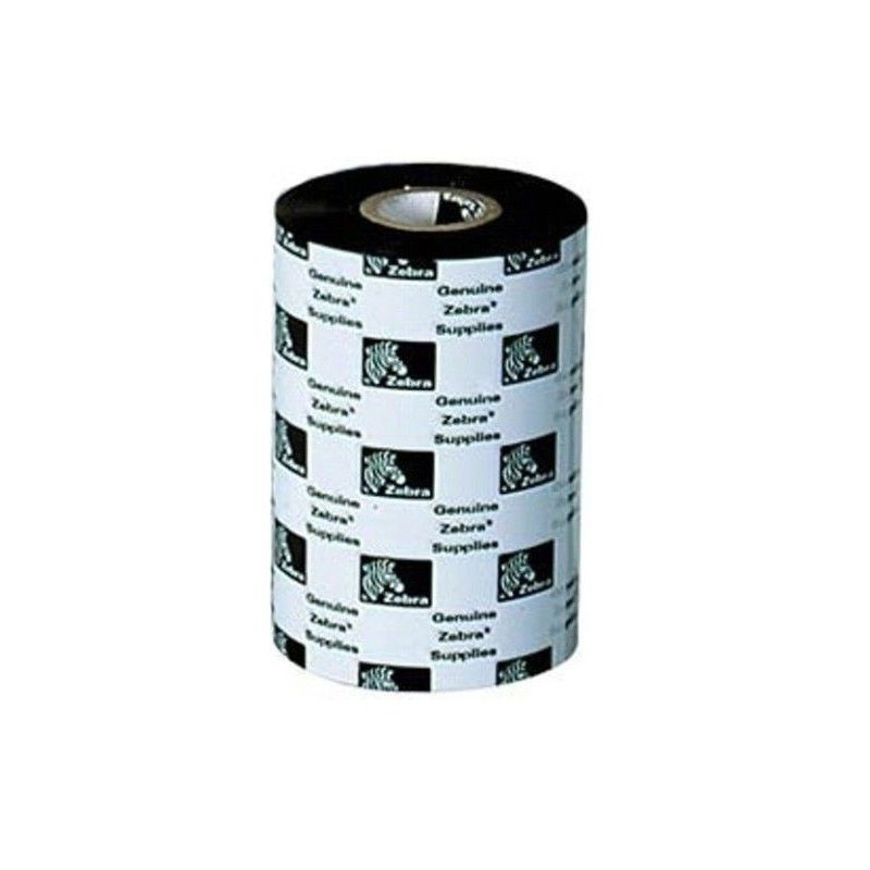 Cinta Zebra Cera 01600BK08345 83mm x 450Mts 25mm Etiquetas