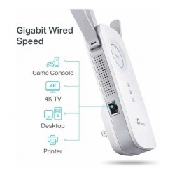 Extensor De Rango Tp-Link RE450 WiFi Doble Banda 450Mbps 1300Mbps 3 Antenas