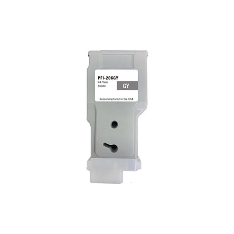 Cartucho De Tinta Canon PFi-206GY Gris 300ml IPF6400 IPF6450
