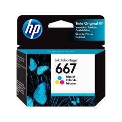 CARTUCHO HP TRICOLOR 667 HP DESKJET INK ADVANTAGE 1216,1275,2335,2374,4175 100 pag - Imagen 1