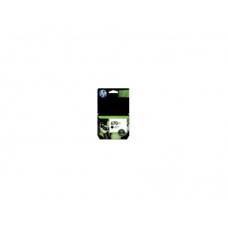 Cartucho De Tinta HP 670XL Negro CZ117AL 550 Paginas Deskjet 3525 4615 4625 5525