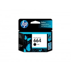 Cartucho De Tinta HP 664 Negro F6V29AL 120 Paginas 1115 2135 3635 3835 4675