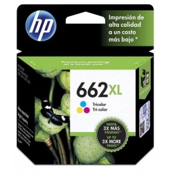 Cartucho De Tinta HP 662XL Tricolor CZ106AL 330 Paginas 2515 3515