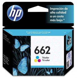 Cartucho De Tinta HP 662 Tricolor CZ104AL 100 Paginas 2515 3515