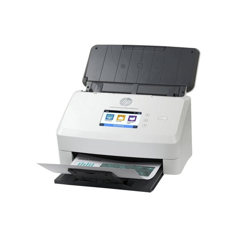 Escaner HP ScanJet Flow N7000 snw1 Vertical 75ppm WiFi Red