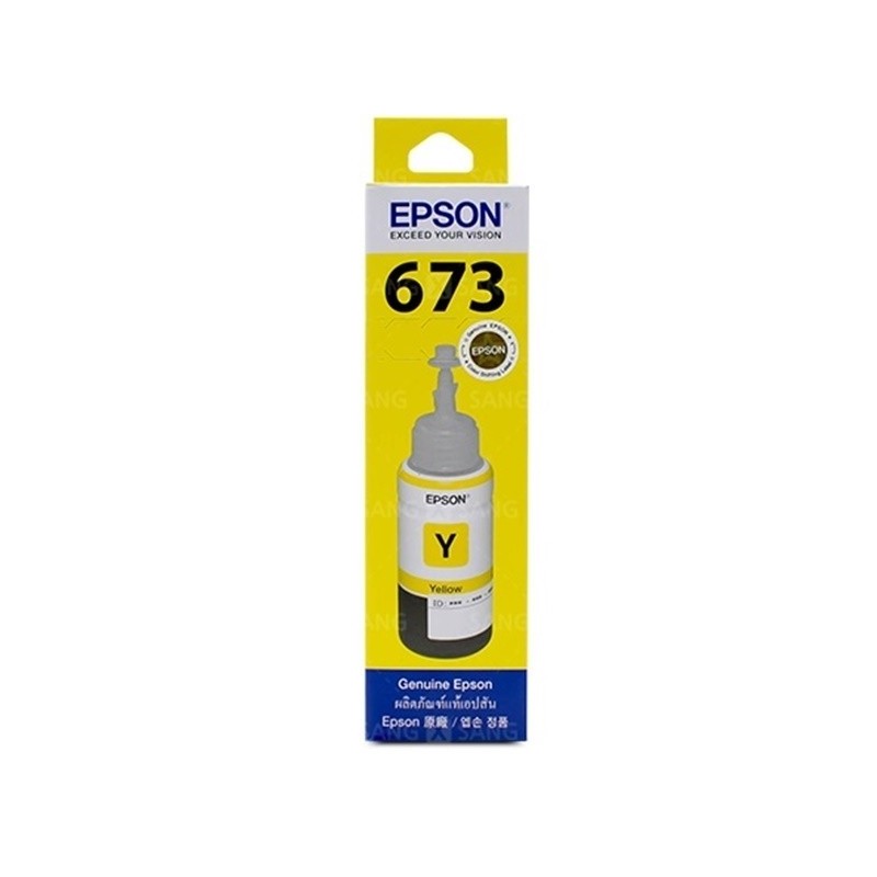 Botella De Tinta Epson 673 Amarillo T673420 L800 L805