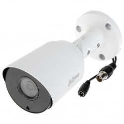 Camara Dahua Tipo Bala 2MP DH-HAC-HFW1200TN 1080P 3.6mm Metal Blanca