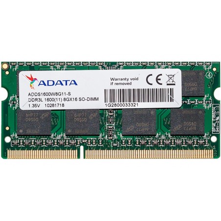 Memoria Para PC Adata 8GB DDR3 1600Mhz UDIMM
