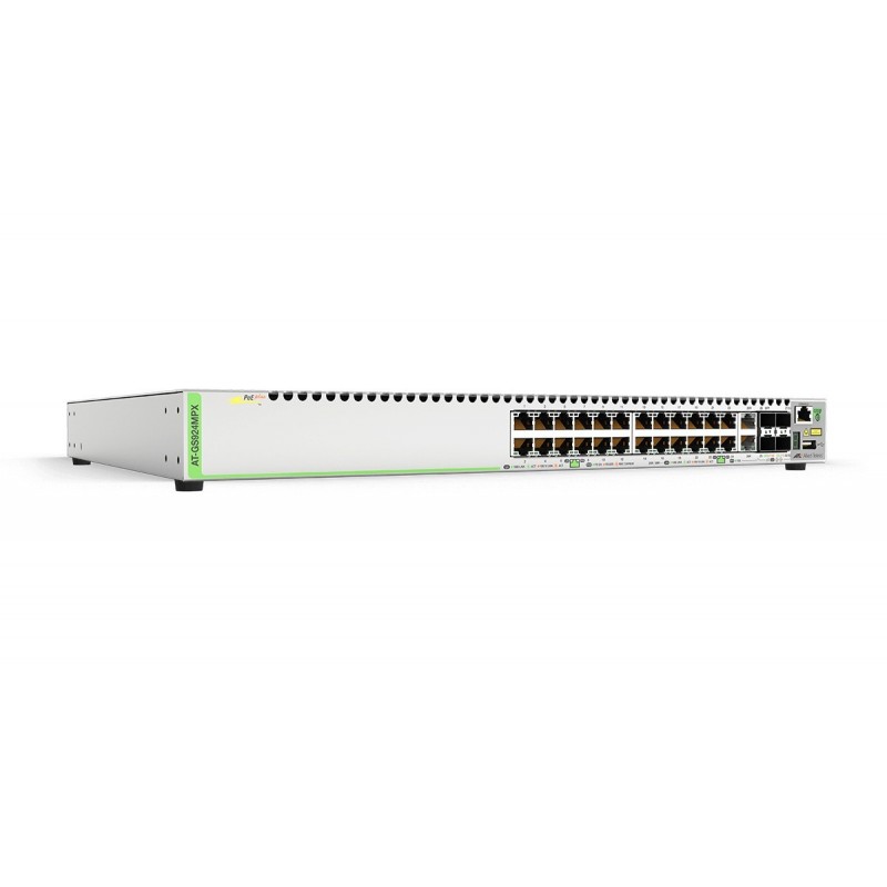 Switch Allied Telesis AT-GS924MPX-10 24 Puertos Gigabit PoE 4SFP Administrable