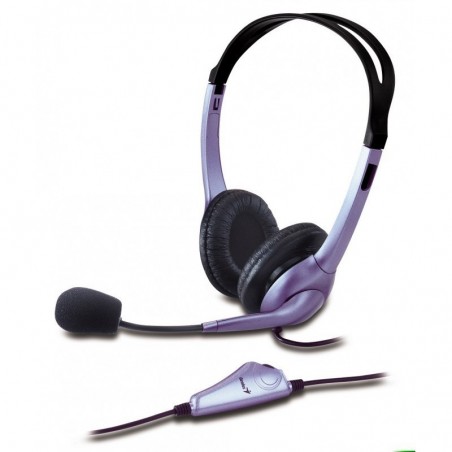 Diadema Audifono Genius Hs-04s Con Microfono 3.5mm Stereo