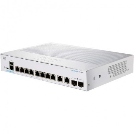 Switch Cisco CBS250 8 Puertos Gigabit 2SFP Smart