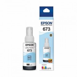 Botella De Tinta Epson 673 Cyan Claro T673520 L800 L805