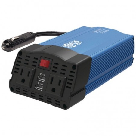 Inversor Tripp Lite PV375USB Para Automovil 375W 2 Tomas 2 Puertos Carga USB
