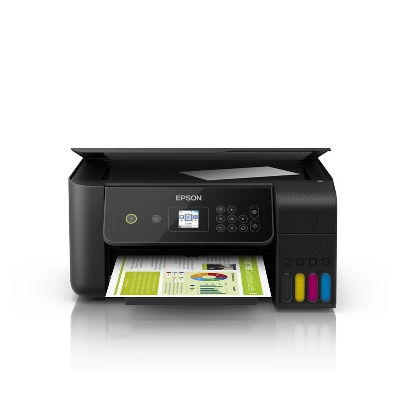 Impresora Epson L3160 Multifuncional WiFi Sistema Recarga 33ppm Negra.