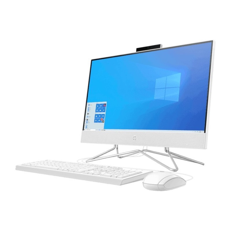 All In One HP 22-DD0012LA Athlon 3150U 4GB 1TB 21.5" W10H Blanco