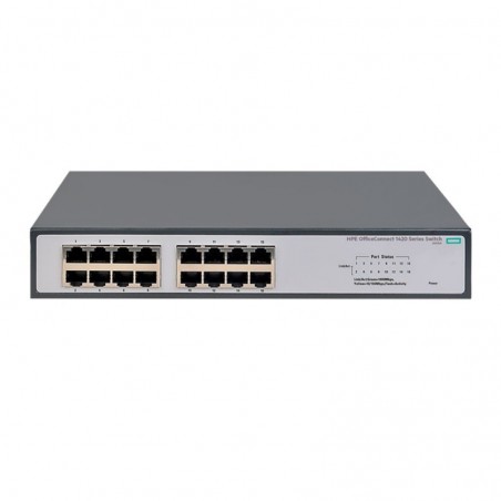 Switch HP 1420 16 Puertos Gigabit No Administrable Capa 2 JH016A