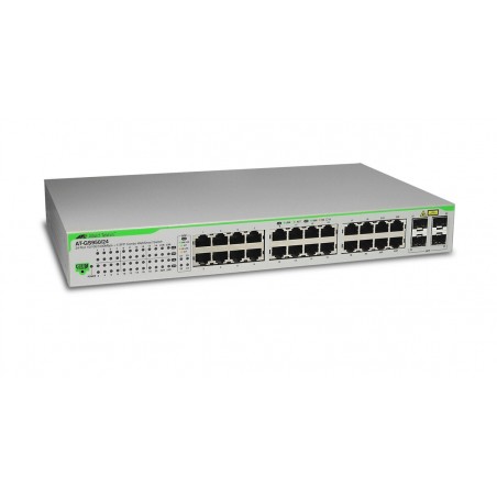 Switch Allied Telesis AT-GS950/28PS-10 24 Puertos Gigabit PoE+ 4SFP
