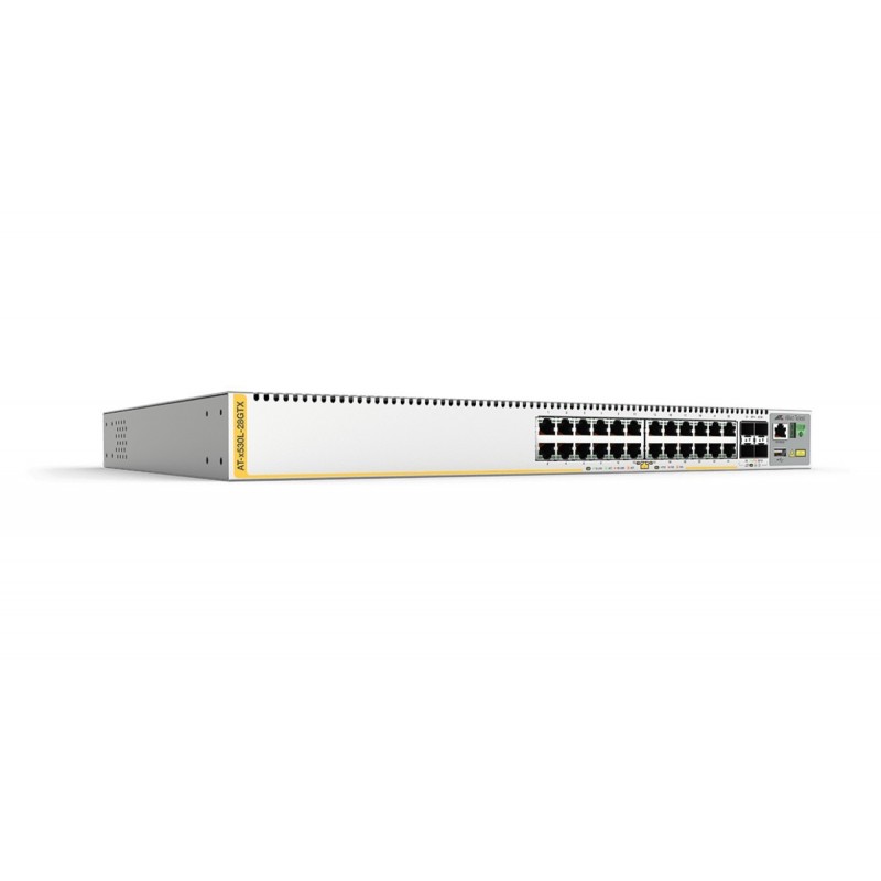 Switch Allied Telesis AT-x530L-28GPX-10 24 Puertos Gigabit PoE+ 4SFP Escalable